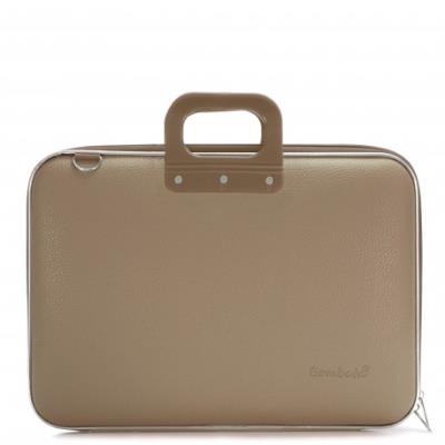 Malette d'ordinateur BOMBATA 17 pouces taupe