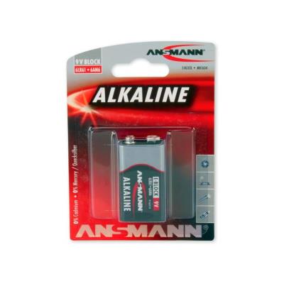 Pile Ansmann Alcaline 9V Block (1 pce)