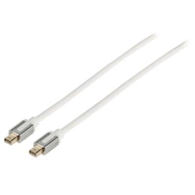 Mini interconnexion displayport haute performance mini displayport mâle - mini displayport mâle 1,00 m blanc profigold