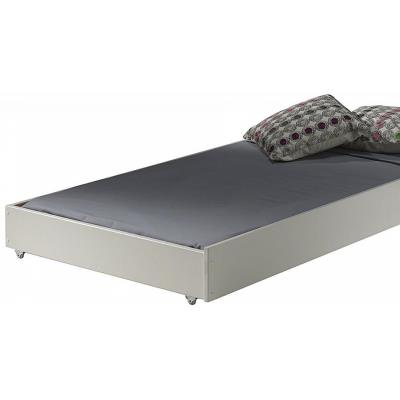 Vipack Pino Lit Gigogne Pin Massif Blanc 196 x 94 x 19,5 cm