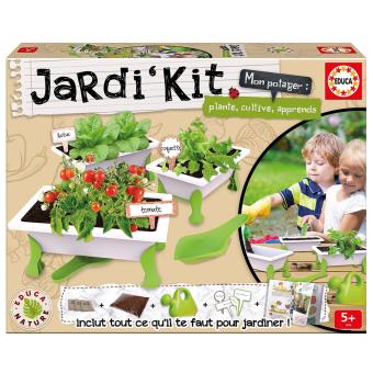 Jardi'Kit : Mon potager : Tomate cerise, laitue et roquette Educa