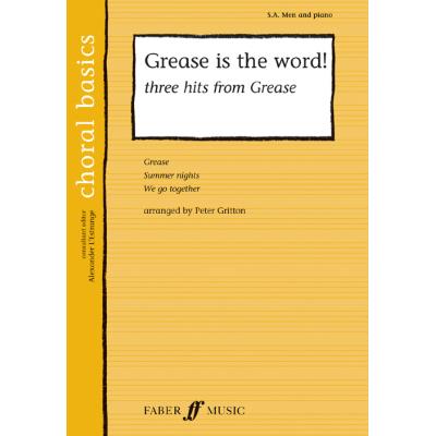 Partitions classique FABER MUSIC GRITTON PETER  - GREASE IS THE WORD! - CHORAL BASICS - MALE VOICES (PAR 10 MINIMUM) Choeur et ensemble vocal