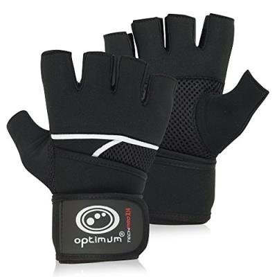 Optimum tech pro x14 doublure de gant de boxe en gel noir noir blanc petit