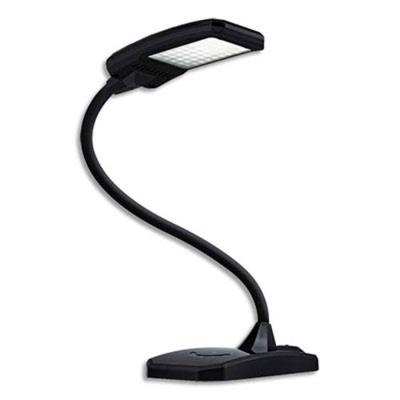 Lampe à led TWIST bras flexible - base métal coloris noir
