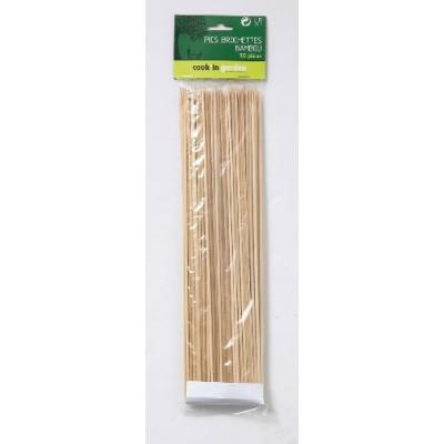 JARDI DEPOT - USTENSILES DE CUISINE - BROCHETTES 30 CM EN BAMBOU