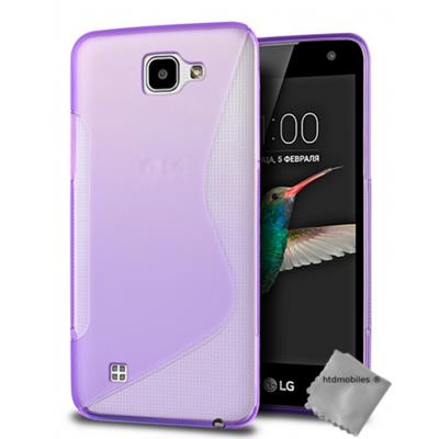 Housse etui coque pochette silicone gel fine pour LG K4 - MAUVE