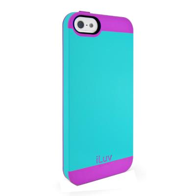 Coque flashy pour iPhone 5 / 5S Flighfit - iLuv - bleu ciel