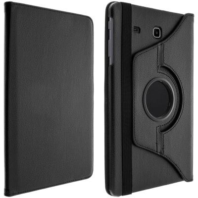 Housse Samsung Galaxy Tab E 9.6'' rotative 360° avec fontion support - Noir