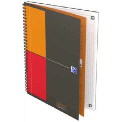 oxford oxford international cahier notebook, b5, ligné noir