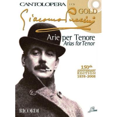 Partitions classique RICORDI PUCCINI G. - CANTOLOPERA: PUCCINI GOLD + CD - CHANT ET PIANO Voix solo, piano