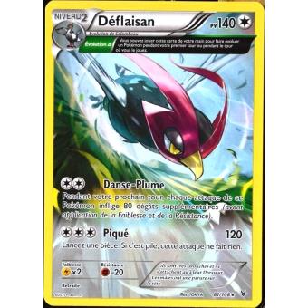81//108-140PV XY- CIEL RUGISSANT DEFLAISAN CARTE POKEMON RARE