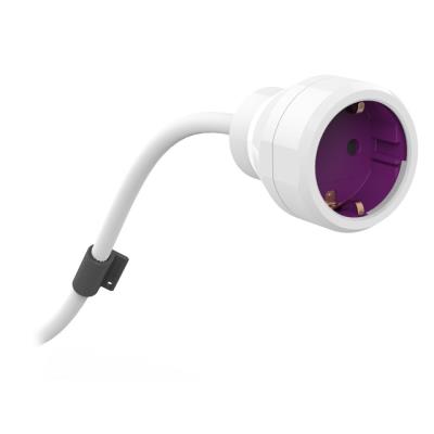 Allocacoc powerextention 5 m blanc magenta type f
