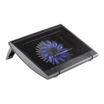 NGS Turbostand - notebookstandaard met 2-poorts USB-hub en koelventilator