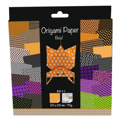 Avenue Mandarine - Pochette 60 Feuilles Origami 20x20 cm - Boo