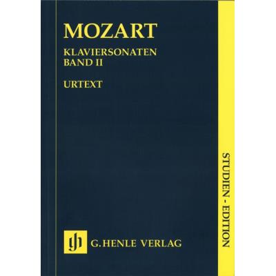 Partitions classique HENLE VERLAG MOZART W.A. - PIANO SONATAS, VOLUME II Piano