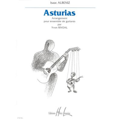 Partitions classique LEMOINE ALBENIZ IZAAC - ASTURIAS - 4 GUITARES Guitare