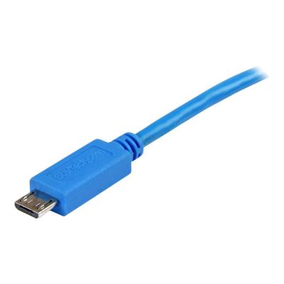 StarTech.com Micro-USB-kabel – 1 m, blauw - USB-kabel - 1 m
