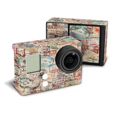 XSKIN Autocollant Personnalisé pour GoPro Hero 3 et 3+ - PASSPORT STAMP