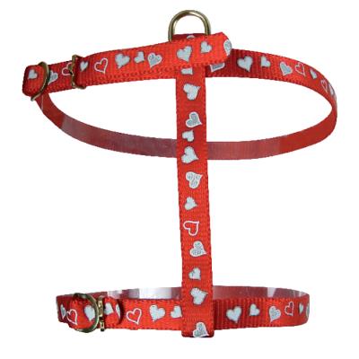 Comparer les prix de Harnais Reflectif Coeur Reglable Rouge Pour Chat