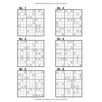 Sudoku Pour Adulte Moyen: 200 Différents Sudoku 9x9 Moyen Pour les Adultes  et Pour Tout le Monde avec Solutions (French Edition)