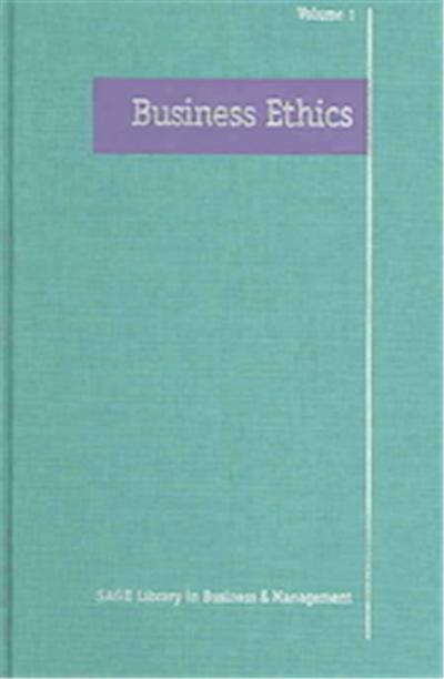 Business Ethics, Sage Library in Business and Management