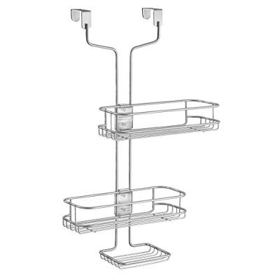 Interdesign 69486eu linea serviteur de douche sur la porte ajustable argent 26,5 x 16,5 x 54,5 cm