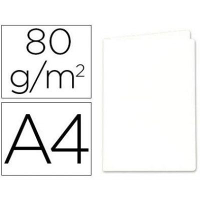 Exacompta 800017e – subcarpeta Bristol Exacompta dIN a4 blanc 80 gr (Lot de 100)