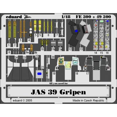 MAQUETTE JAS 39 GRIPEN ITAELRI 1/48 EDUARD FE300