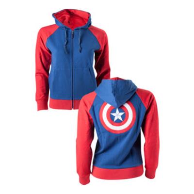 Captain America sweater à capuche fille Shield Logo (M)