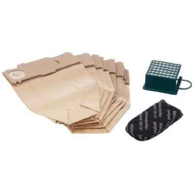 MISTER VAC A900 PACK DE 8 SACS EN NON-TISSÉ, 1 FILTRE HEPA ET 1 FILTRE CHARBON POUR VORWERK KOBOLD 130 ET 131