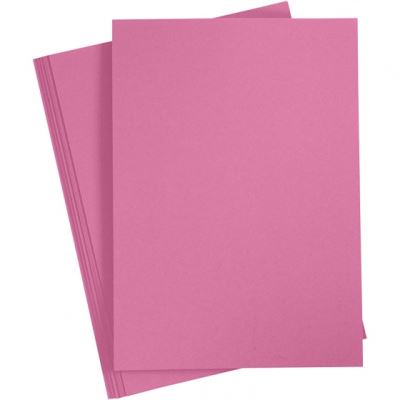 Creotime carton 21 x 29,7 cm 10 pièces 220 g rose