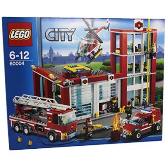 La caserne et le camion des pompiers - LEGO® City - 60375 - Jeux de  construction