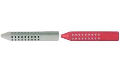 Faber-Castell - Gomme en plastique GRIP 2001 , gris (L)95 x (P)85 x (H)105 mm, triangulaire, sans PVC -187100