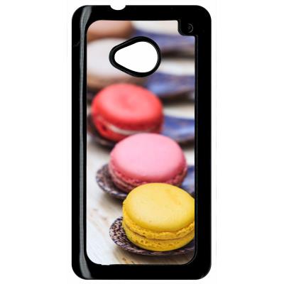 Coque HTC m7 gourmandise de macaron