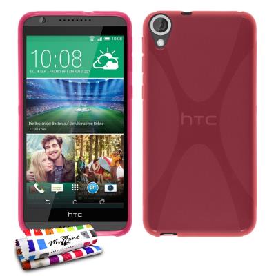 Coque Souple Ultra-Slim Le X Premium Rose pour HTC DESIRE 820