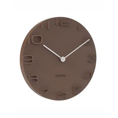 Karlsson KA5311BR Horloge Chromé Marron