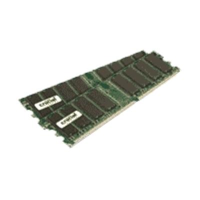 Crucial - DDR - 2 GB : 2 x 1 GB - DIMM 184-pins