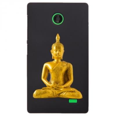 Coque rigide pour Nokia X avec impression Motifs bouddha or