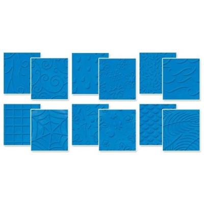 FISKARS - PLAQUES DE TEXTURE PACK II 12 MOTIFS FISKARS