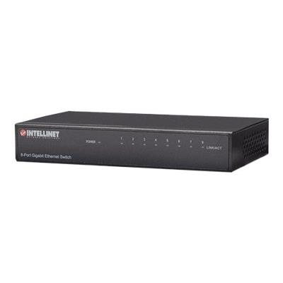 Intellinet Gigabit Ethernet Desktop Switch - switch - 8 poorten - desktop