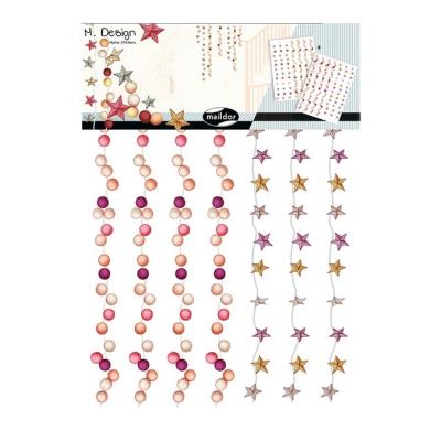 Stickers muraux M.Design guirlandes 2 planches