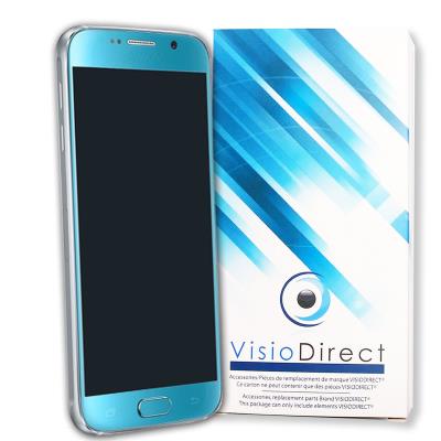 Écran complet pour Samsung Galaxy S6 SM-G920 bleu vitre tactile + écran LCD de telephone portable - Visiodirect -