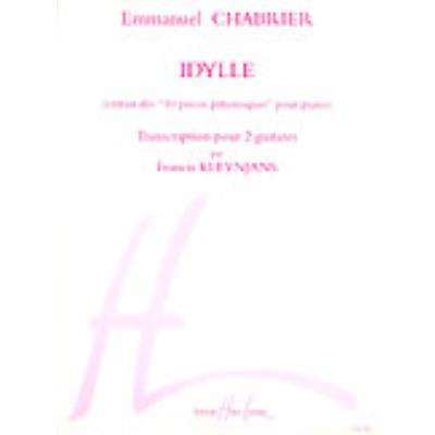 Partitions classique LEMOINE CHABRIER EMMANUEL - IDYLLE - 2 GUITARES Guitare