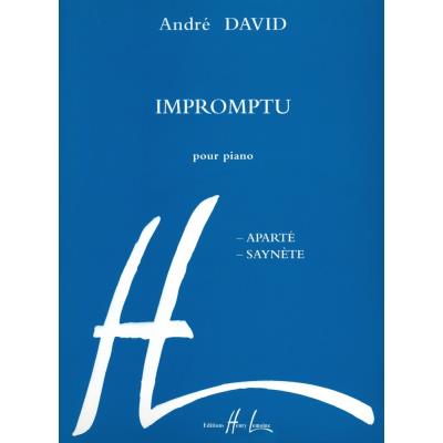 Partitions classique LEMOINE DAVID ANDRÉ - IMPROMPTU - PIANO Piano