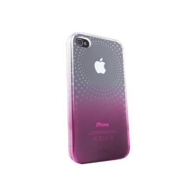 ifrogz Soft Gloss Phase - Beschermhoes voor mobiele telefoon - thermoplastic polyurethaan (TPU) - roze, transparant - voor Apple iPhone 4