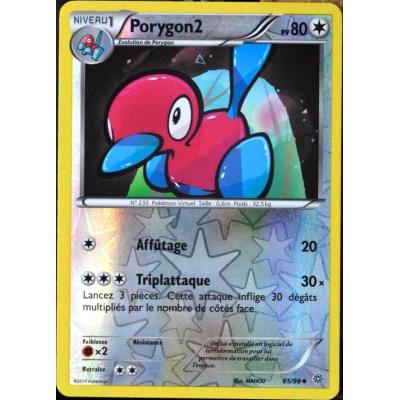 carte Pokémon 65/98 Porygon2 80 PV - REVERSE XY - Origines Antiques NEUF FR État correct - Pokémon reconditionné disponible sur Fnac