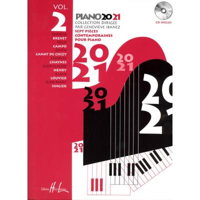 Partitions classique LEMOINE IBANEZ GENEVIÈVE - PIANO 20-21 VOL.2 + CD Piano