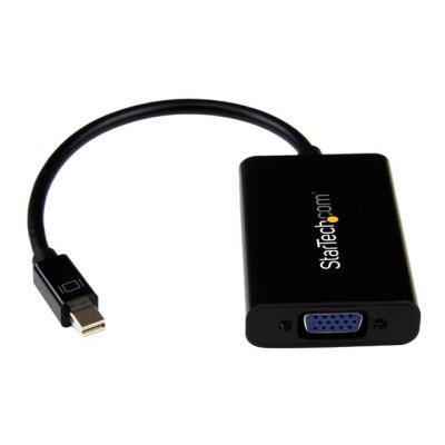 StarTech.com Mini DisplayPort naar VGA  met  audio - mDP naar VGA converter met audio - 1920x1200 videoconverter - zwart