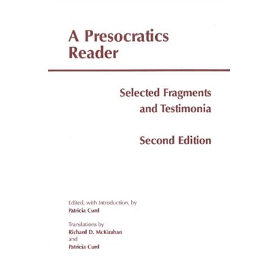 Presocratics Reader (Paperback)