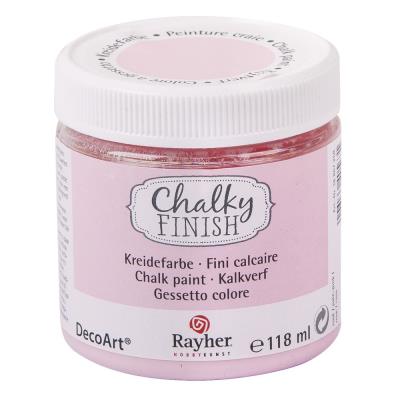 Peinture craie (Chalky Finish) - rosé - 118 ml - Rayher